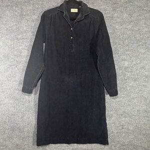 L.L. Bean Dark Long Sleeve Dress